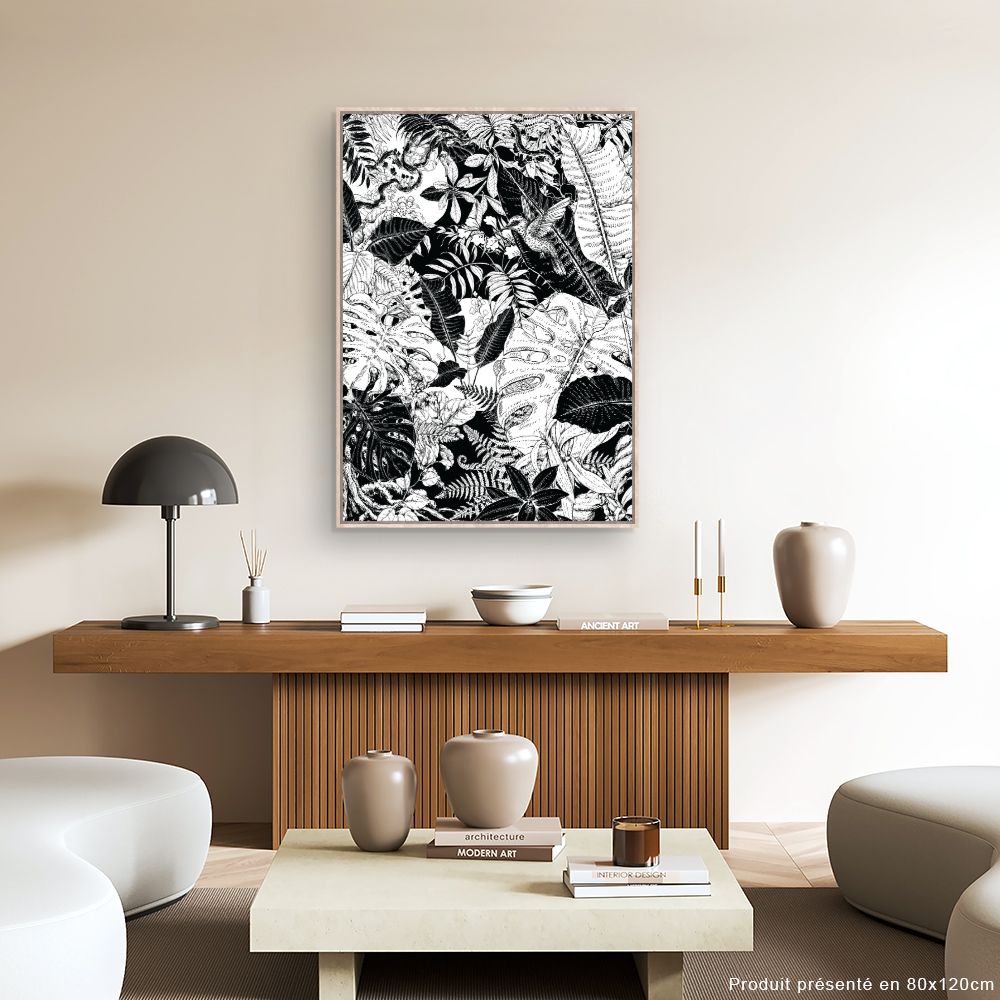 Tableau Jungle exotique