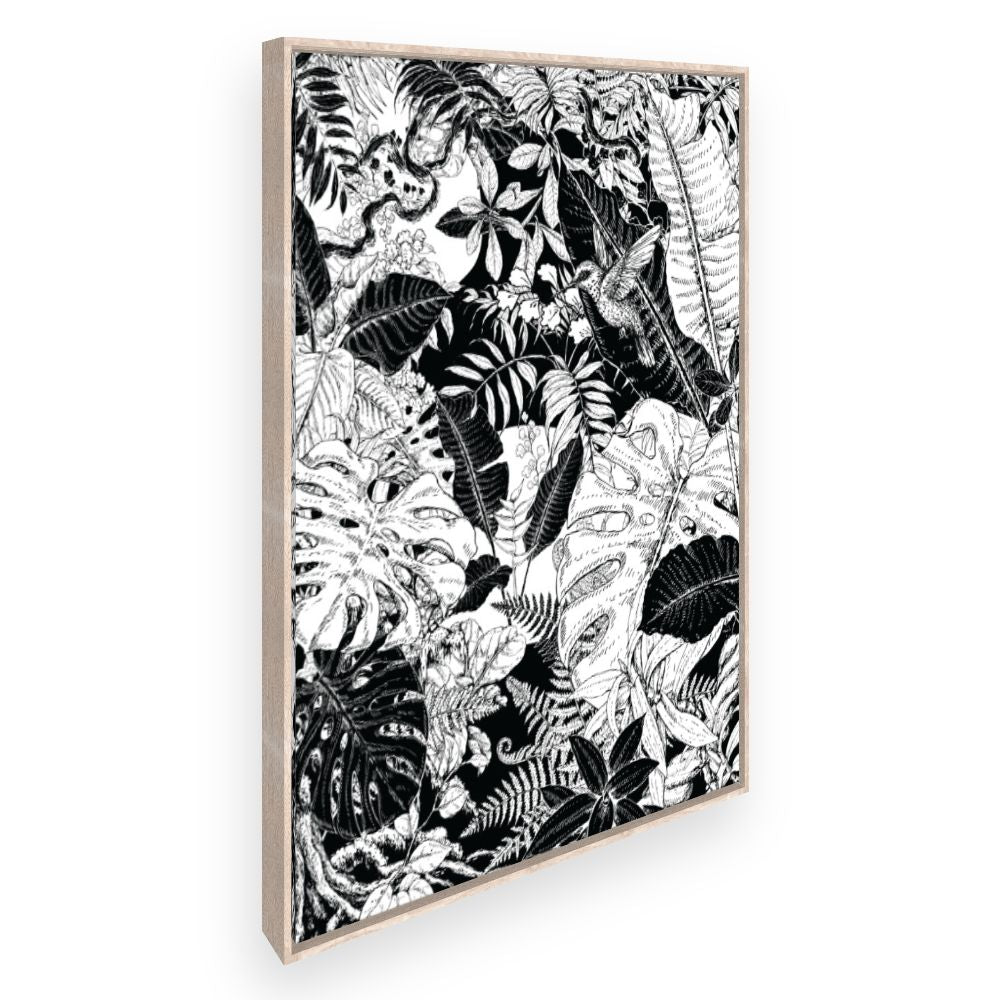 Toile Jungle exotique