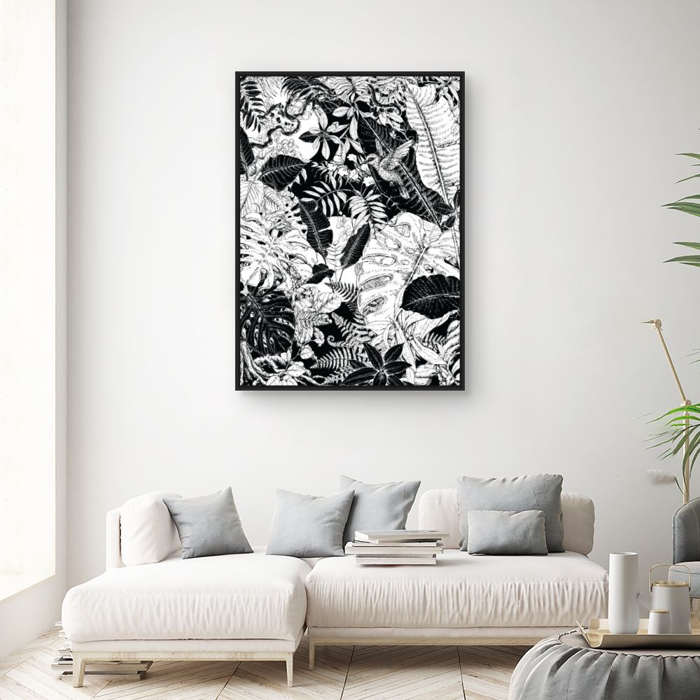 Tableau Jungle exotique