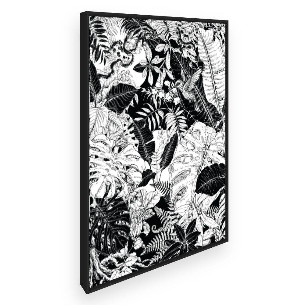 Toile Jungle exotique