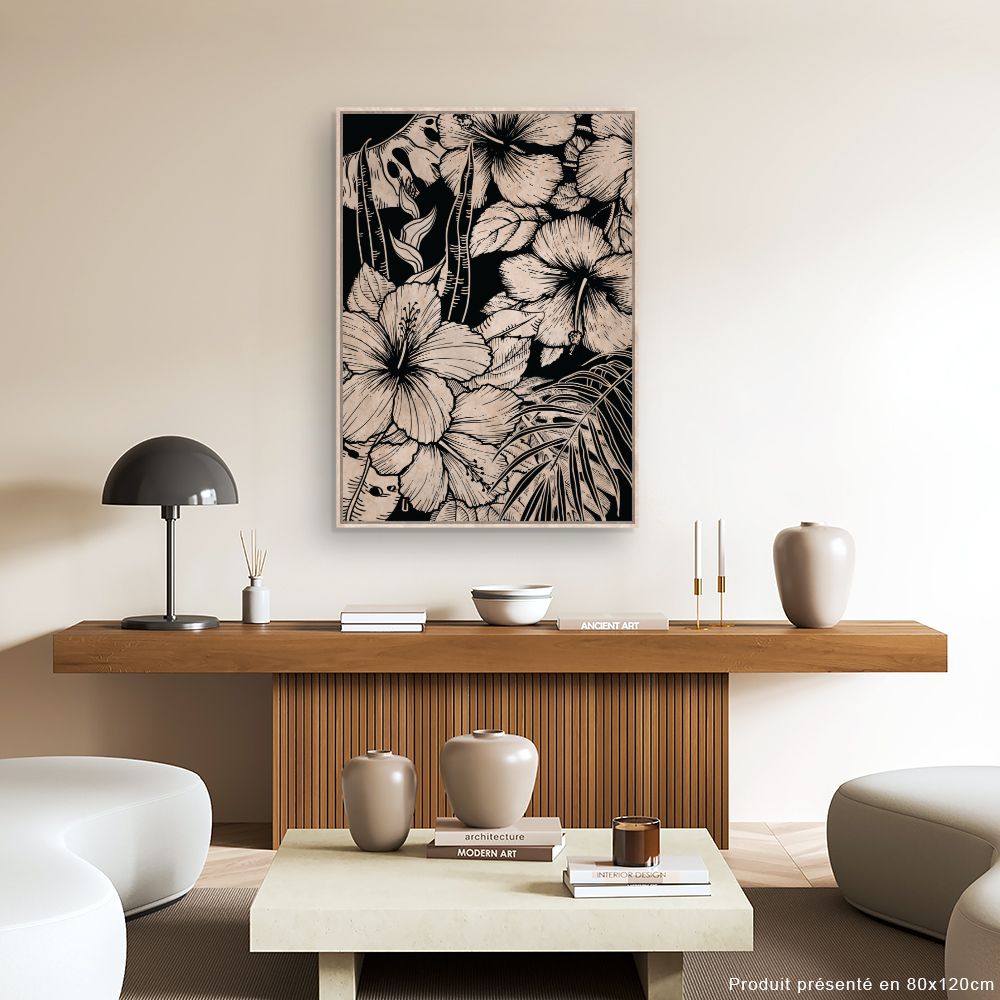 Tableau Fleurs exotiques