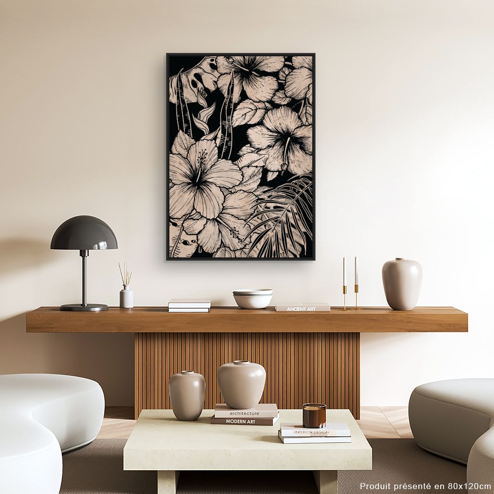 Tableau Fleurs exotiques
