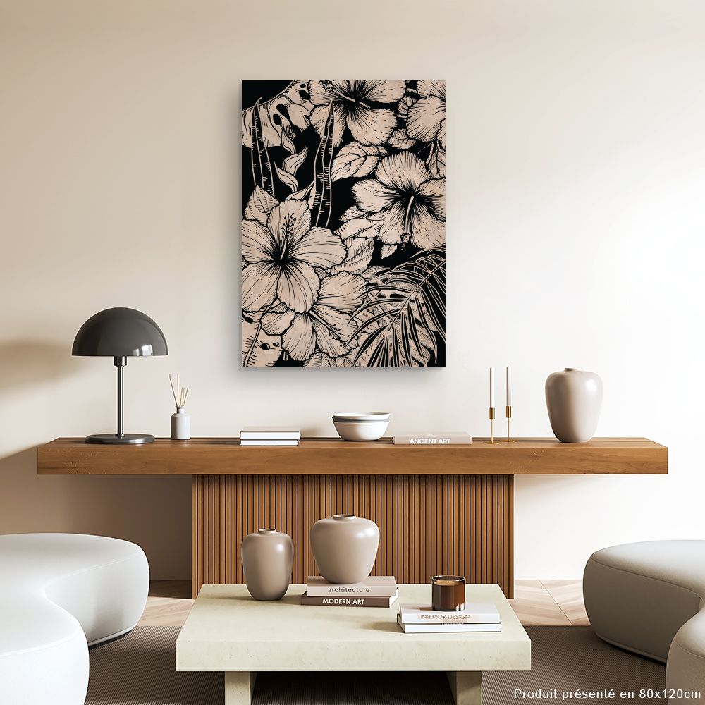 Tableau Fleurs exotiques