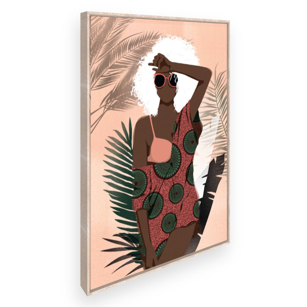 Toile Élégance tropicale