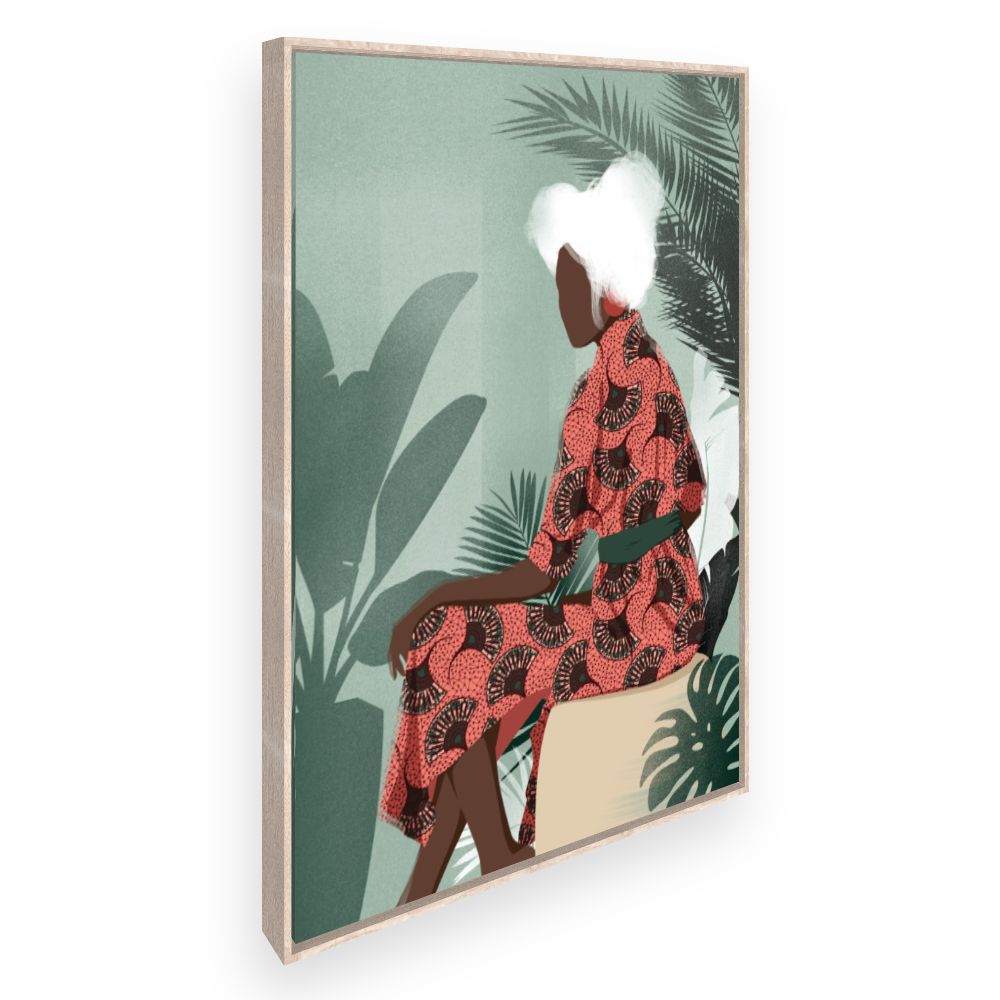 Toile Élégance exotique