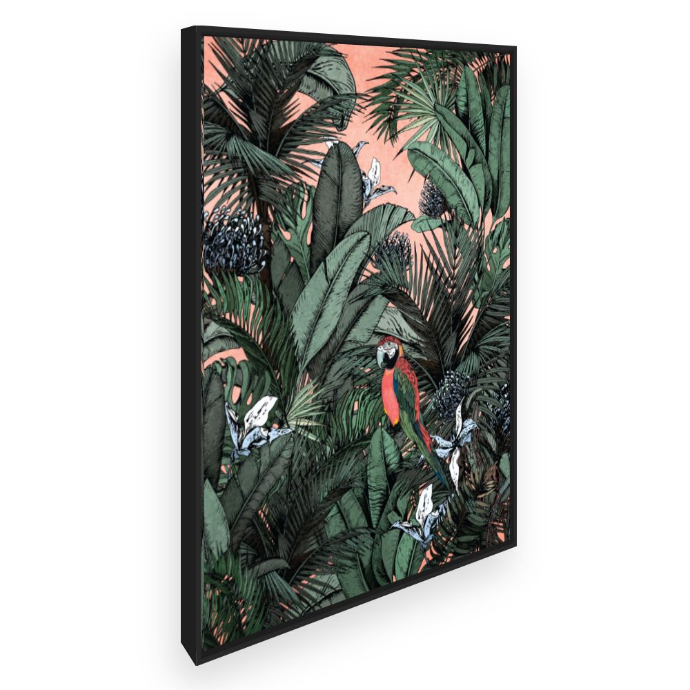 Toile Jungle exotique