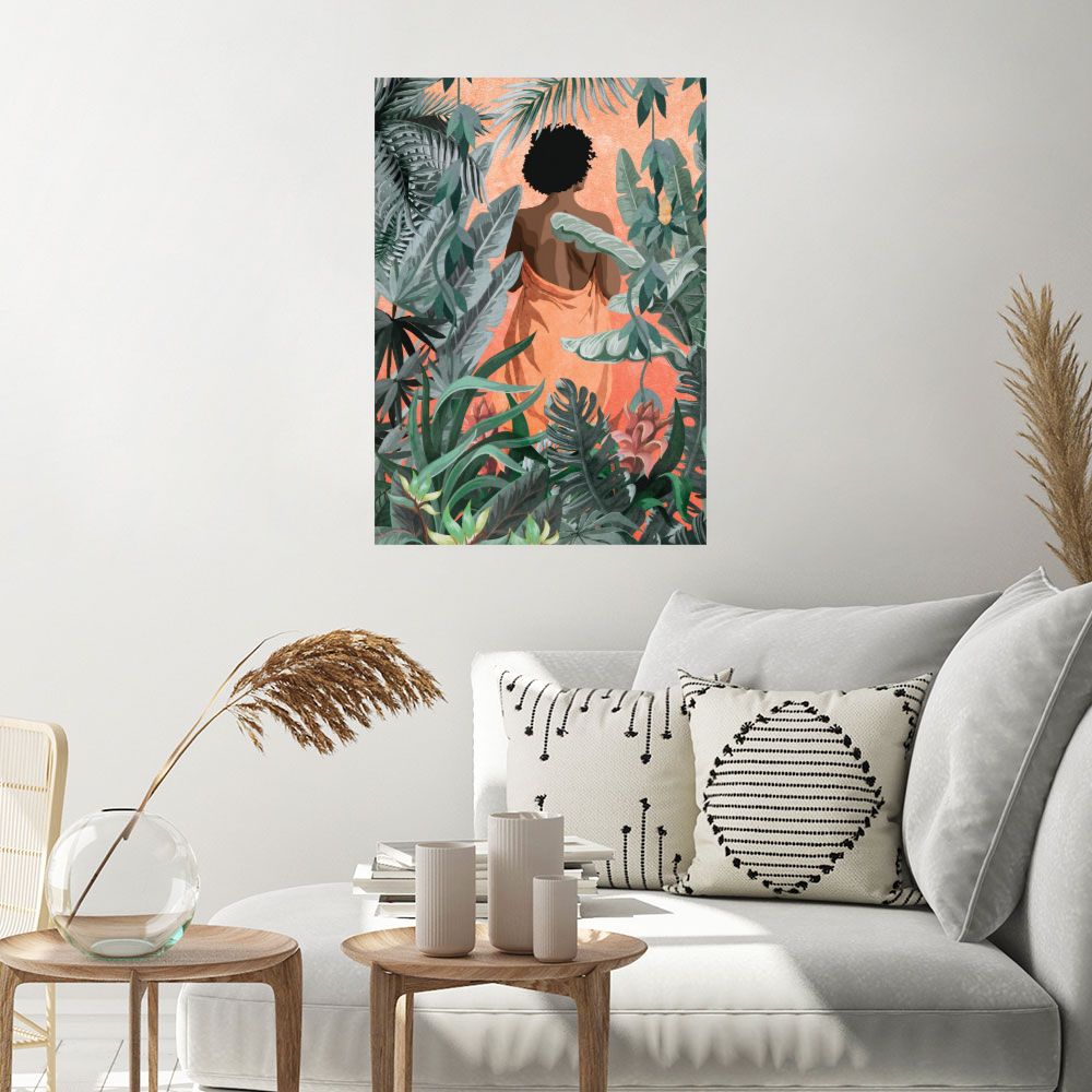 Affiche Enigmatique forêt tropicale