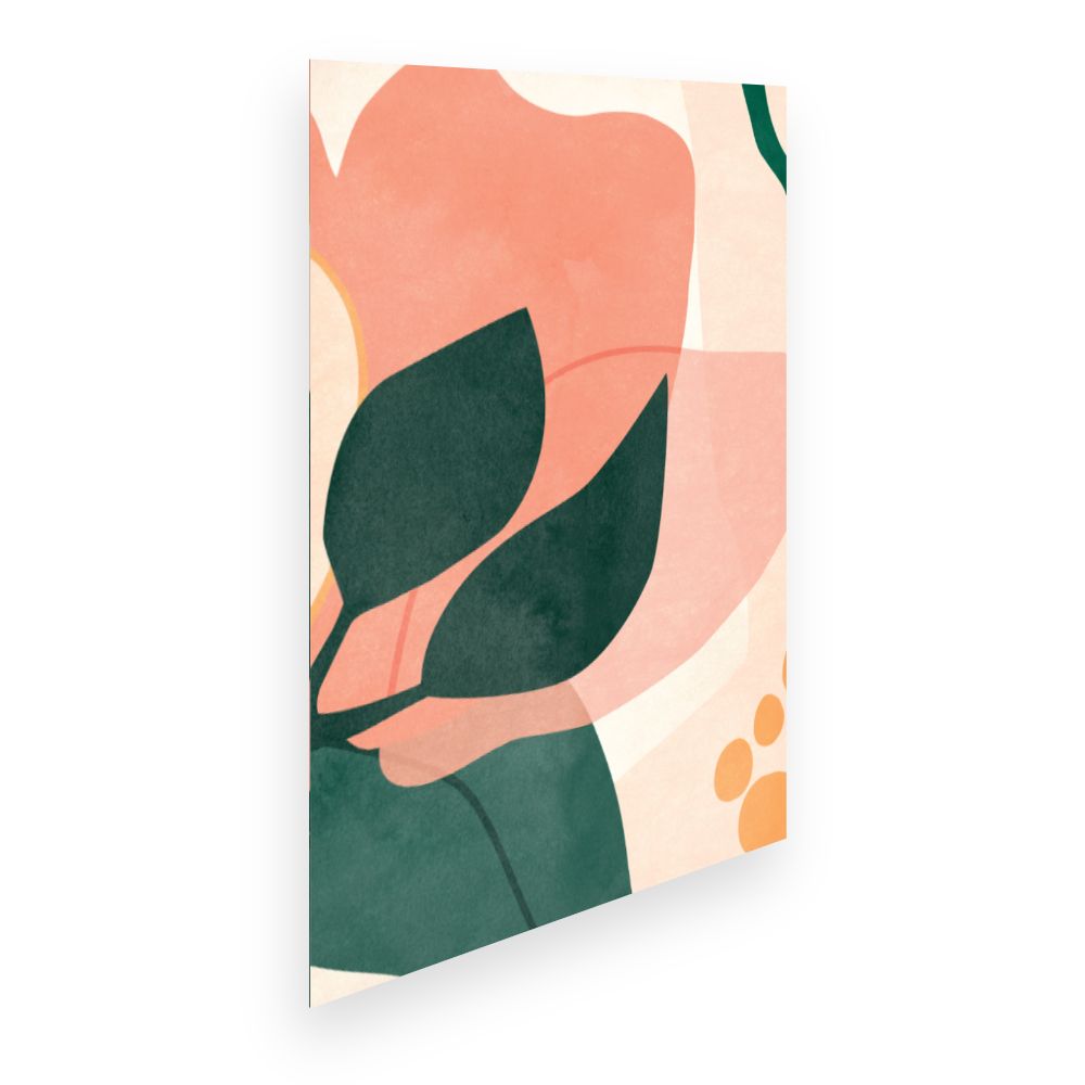 Affiche Feuilles abstraites