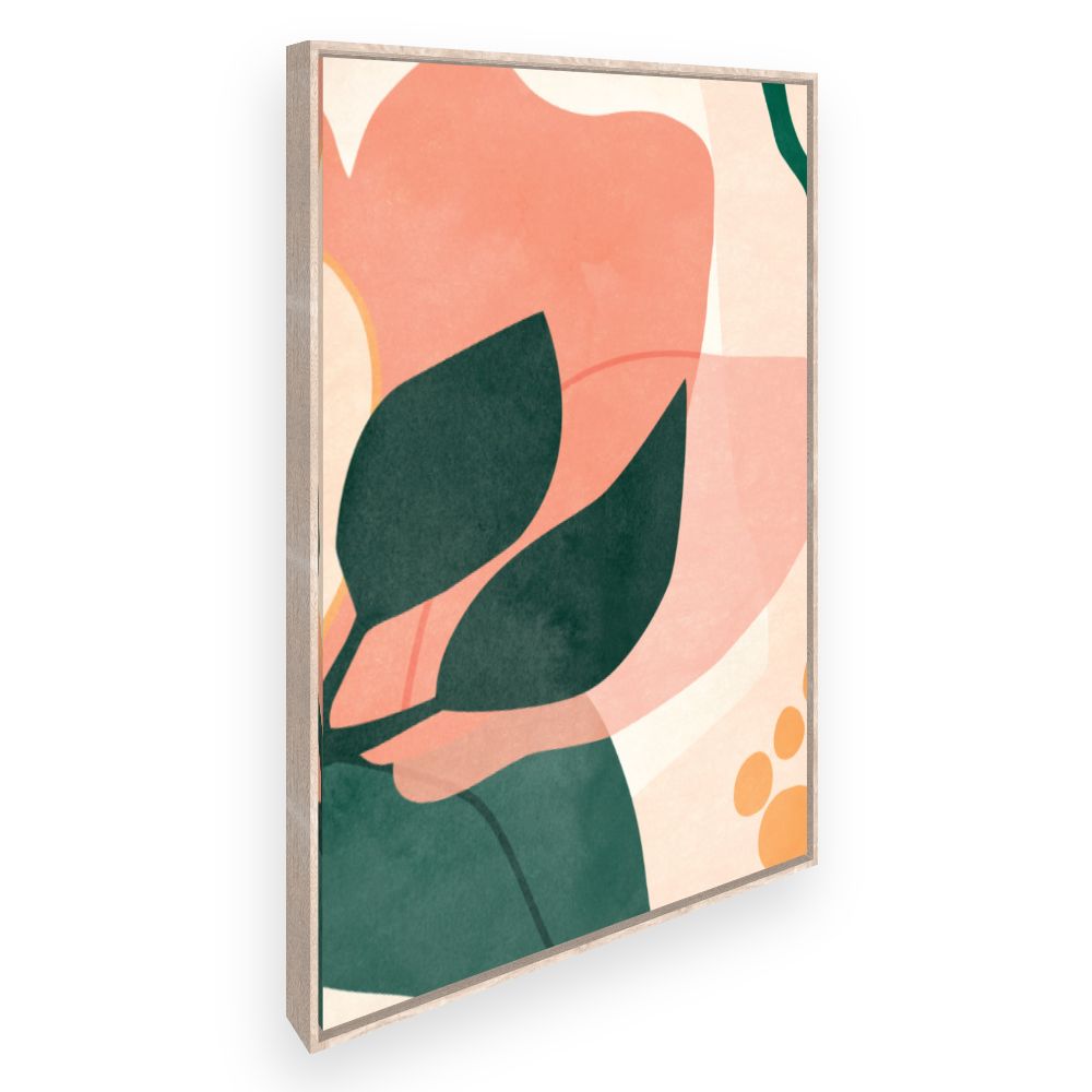 Toile Fleurs abstraites