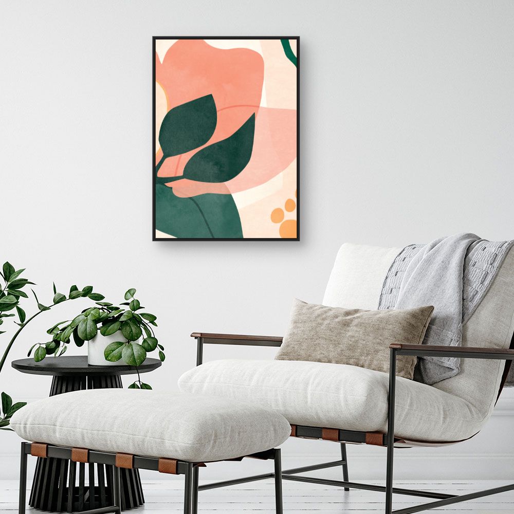 Tableau Fleurs abstraites