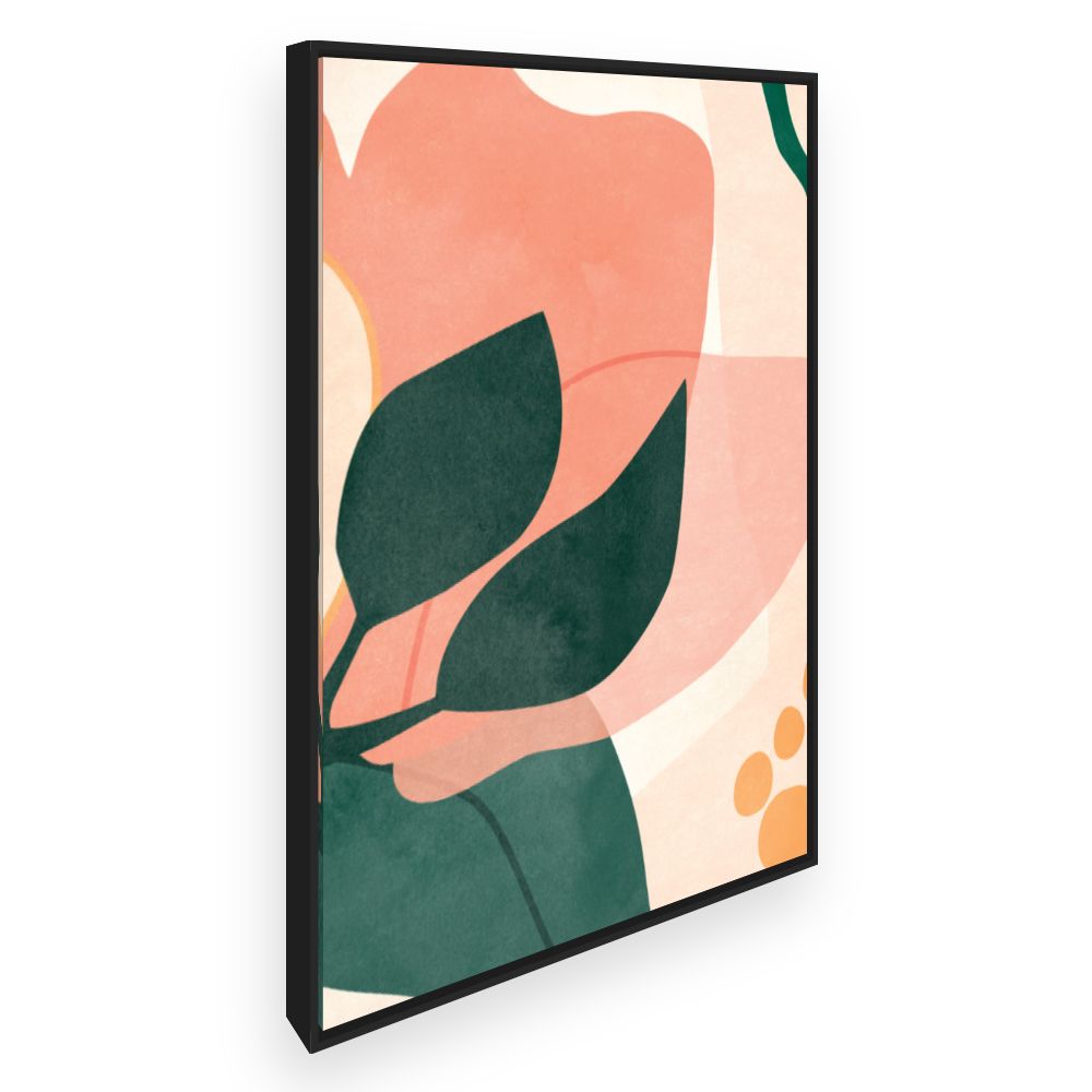 Toile Fleurs abstraites