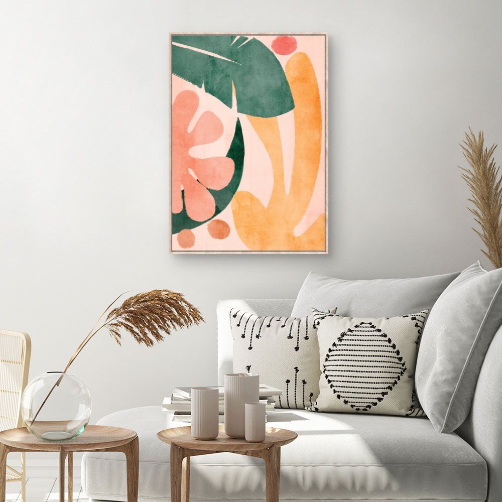 Tableau Formes abstraites colorées