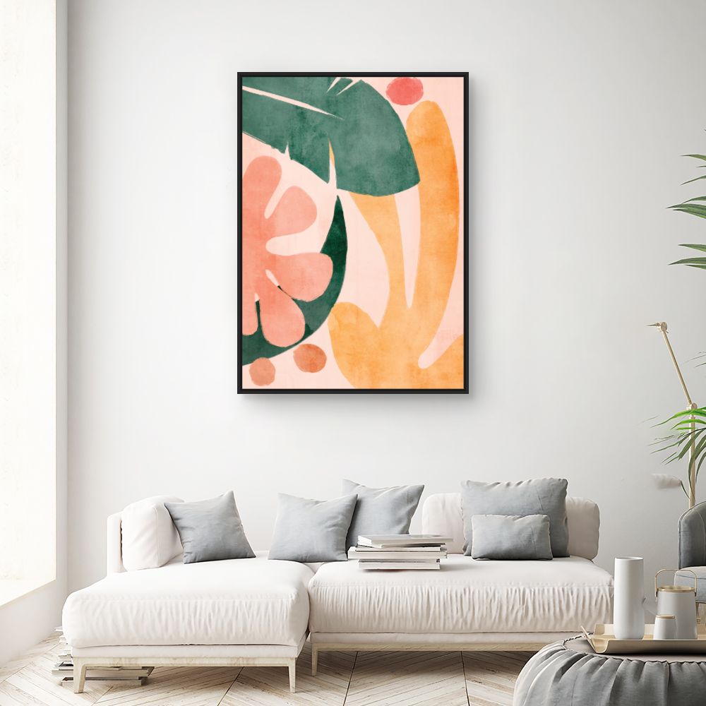 Tableau Formes abstraites colorées