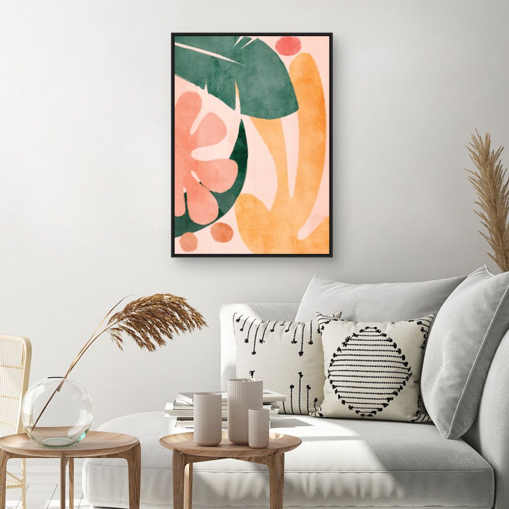 Tableau Formes abstraites colorées