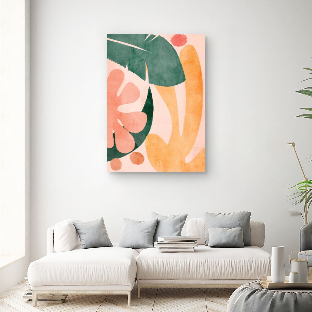 Tableau Formes abstraites colorées