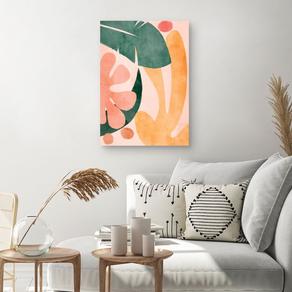 Tableau Formes abstraites colorées