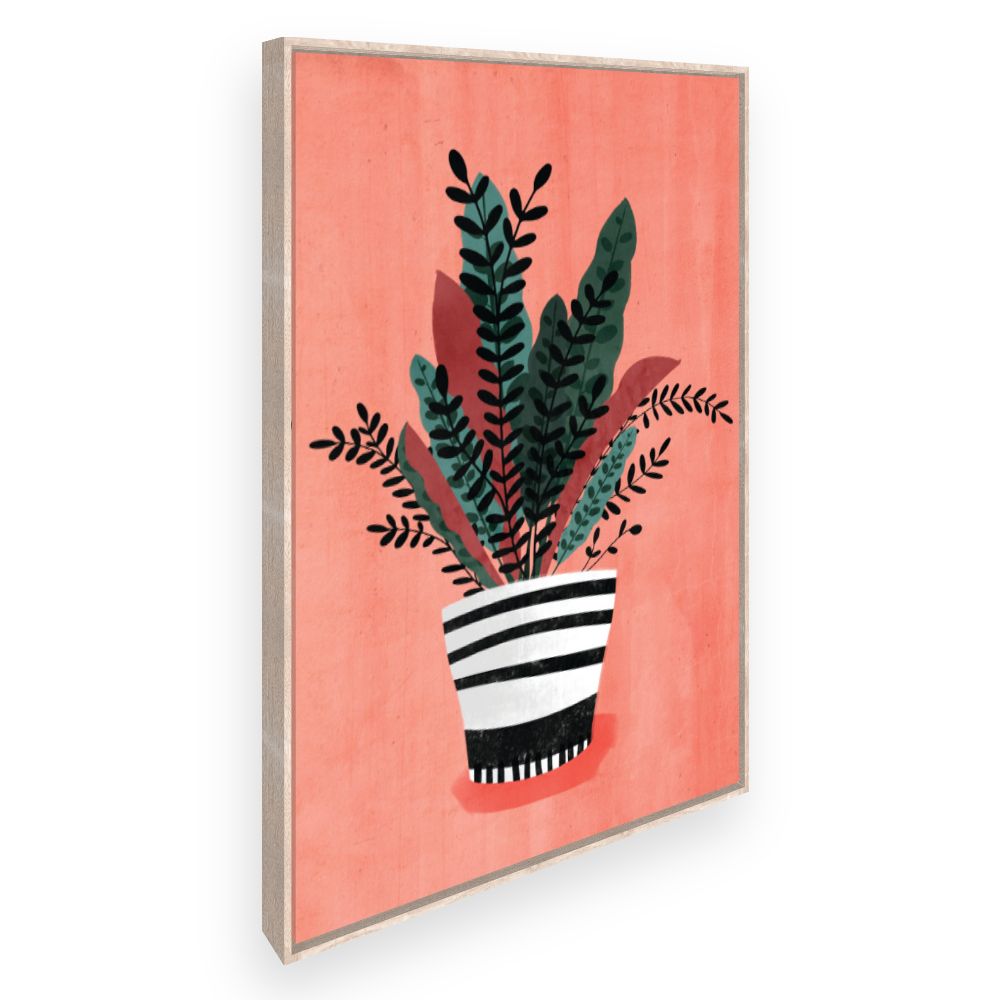 Toile Plantes graphiques