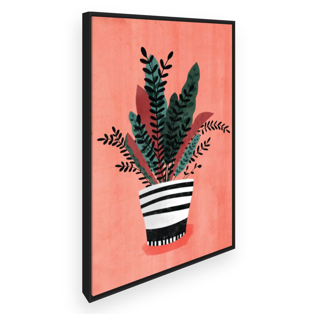 Toile Plantes graphiques