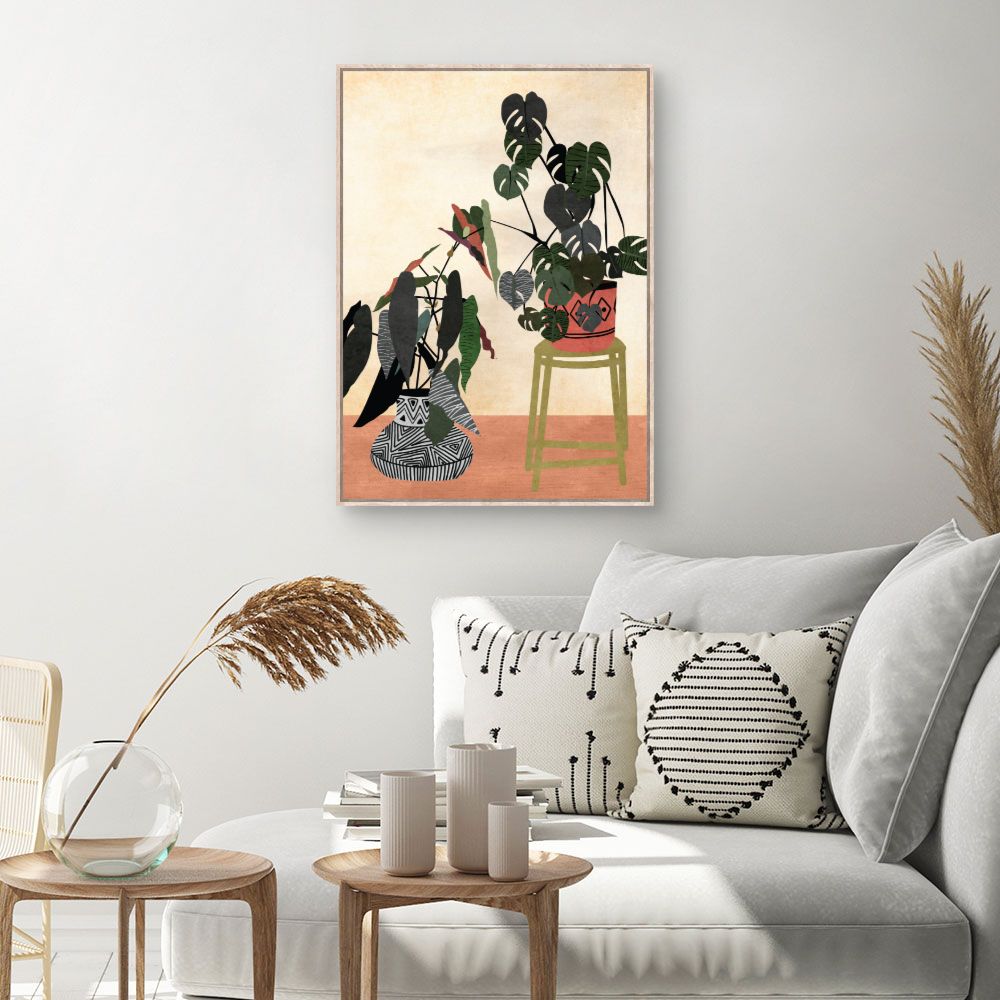 Tableau Feuillage exotique