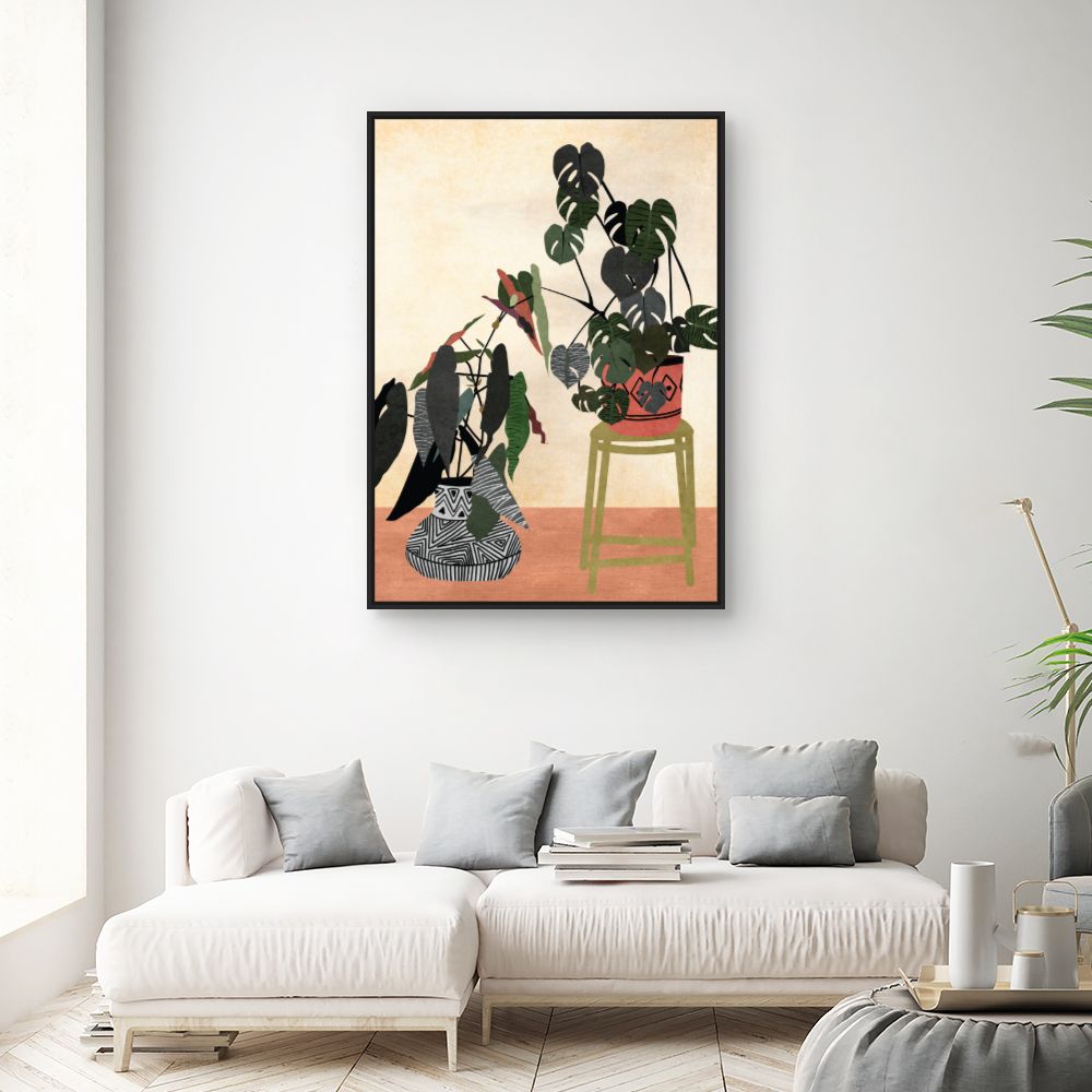 Tableau Feuillage exotique