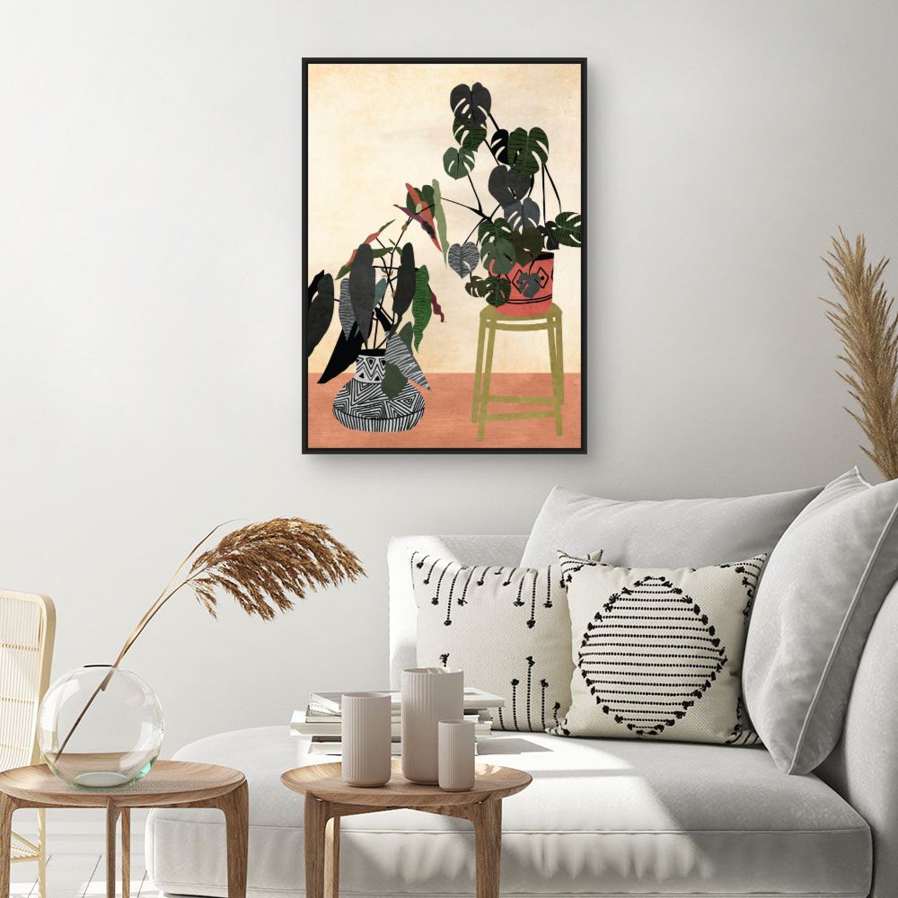 Tableau Feuillage exotique