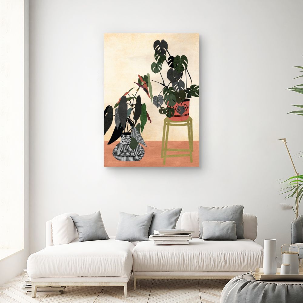 Tableau Feuillage exotique