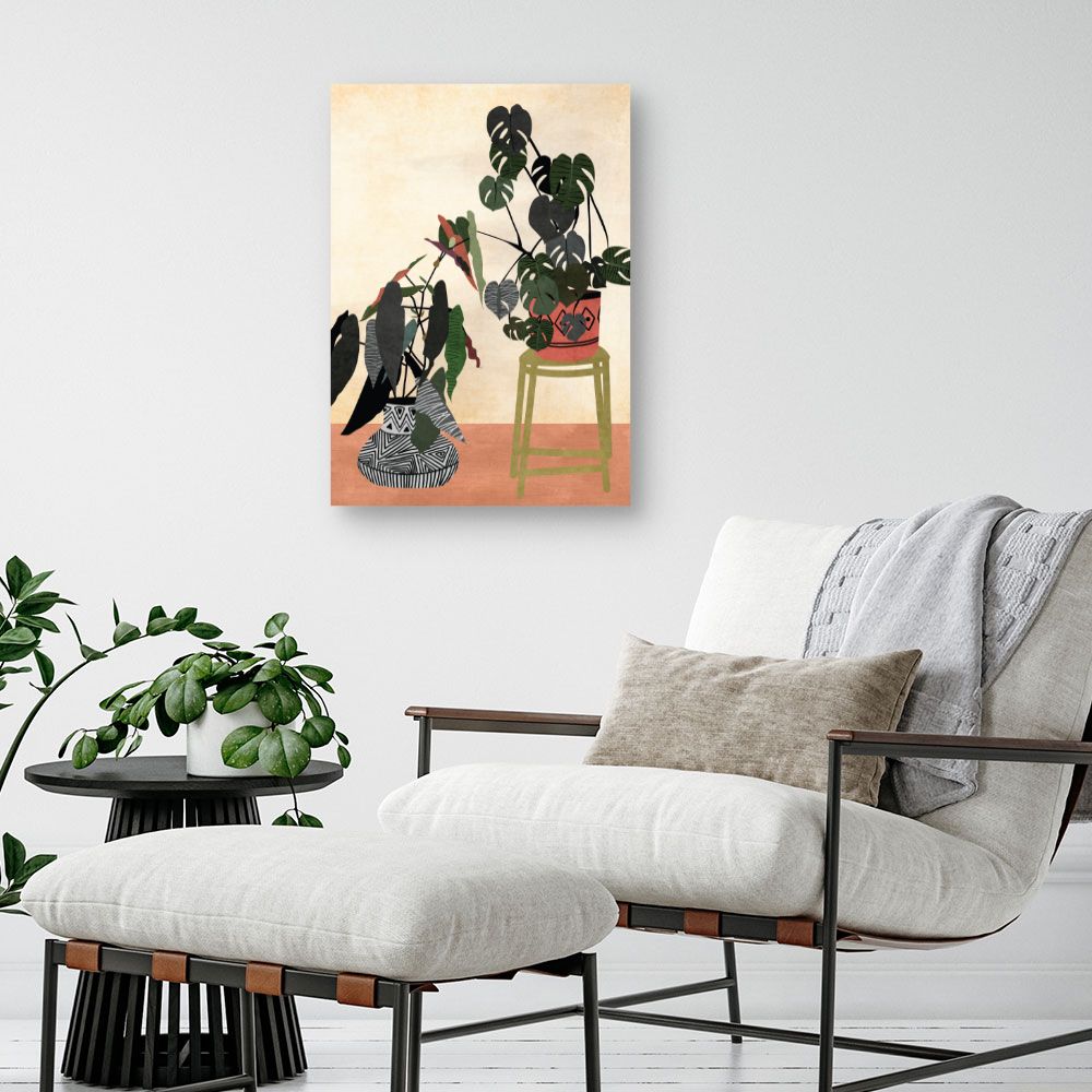 Tableau Feuillage exotique