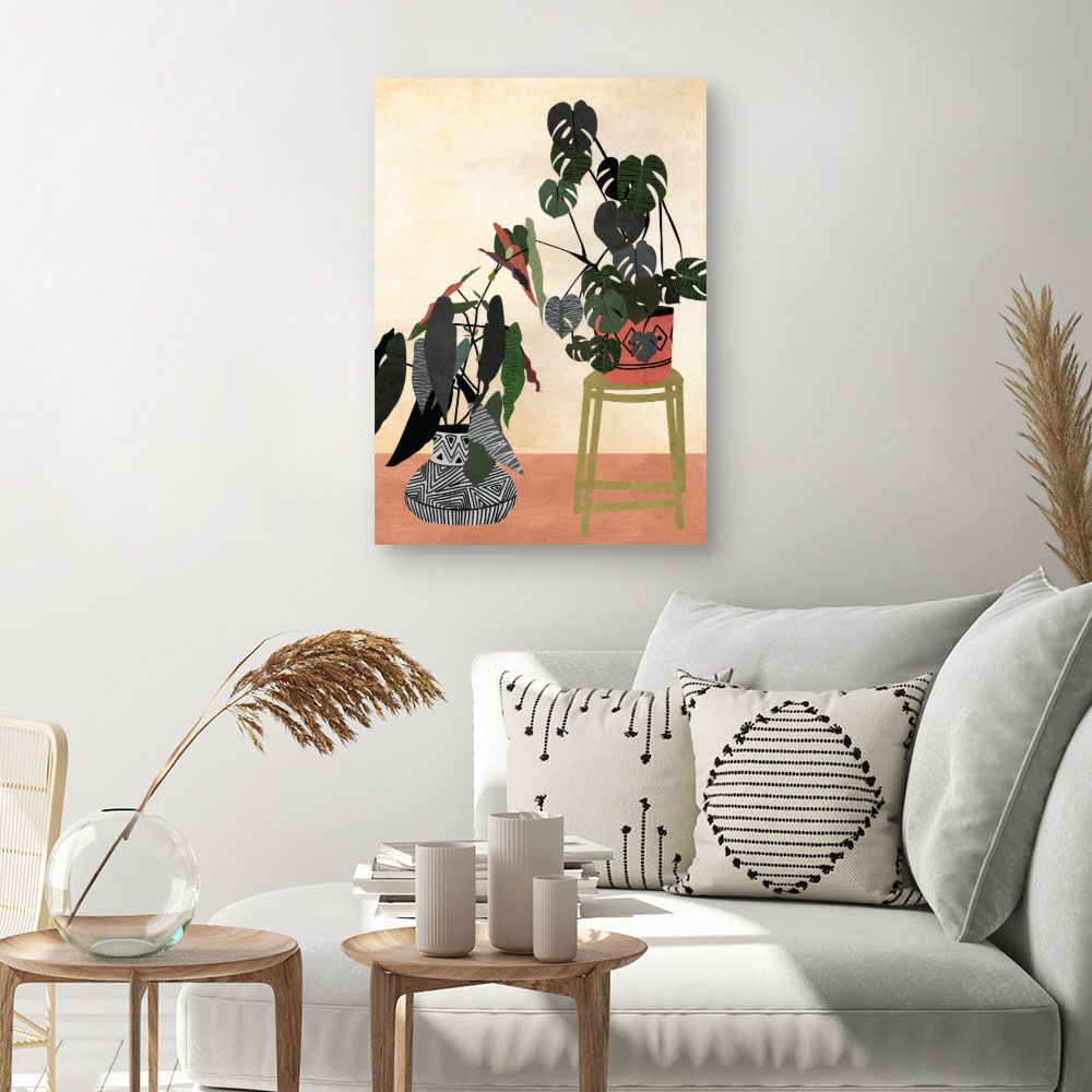 Tableau Feuillage exotique