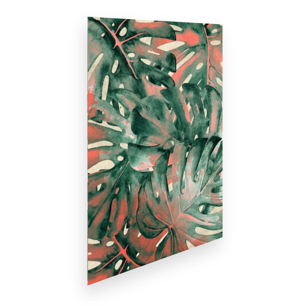 Affiche Feuillage exotique vibrant
