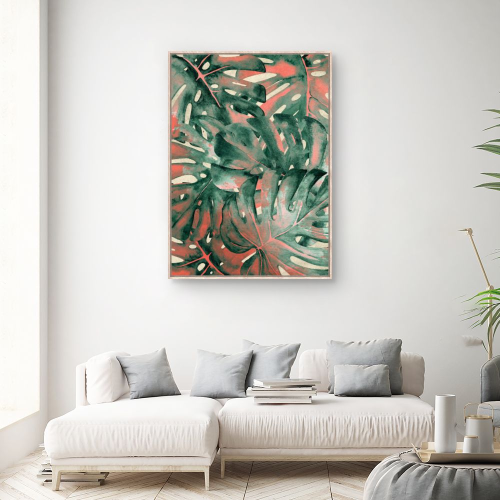Tableau Feuillage exotique