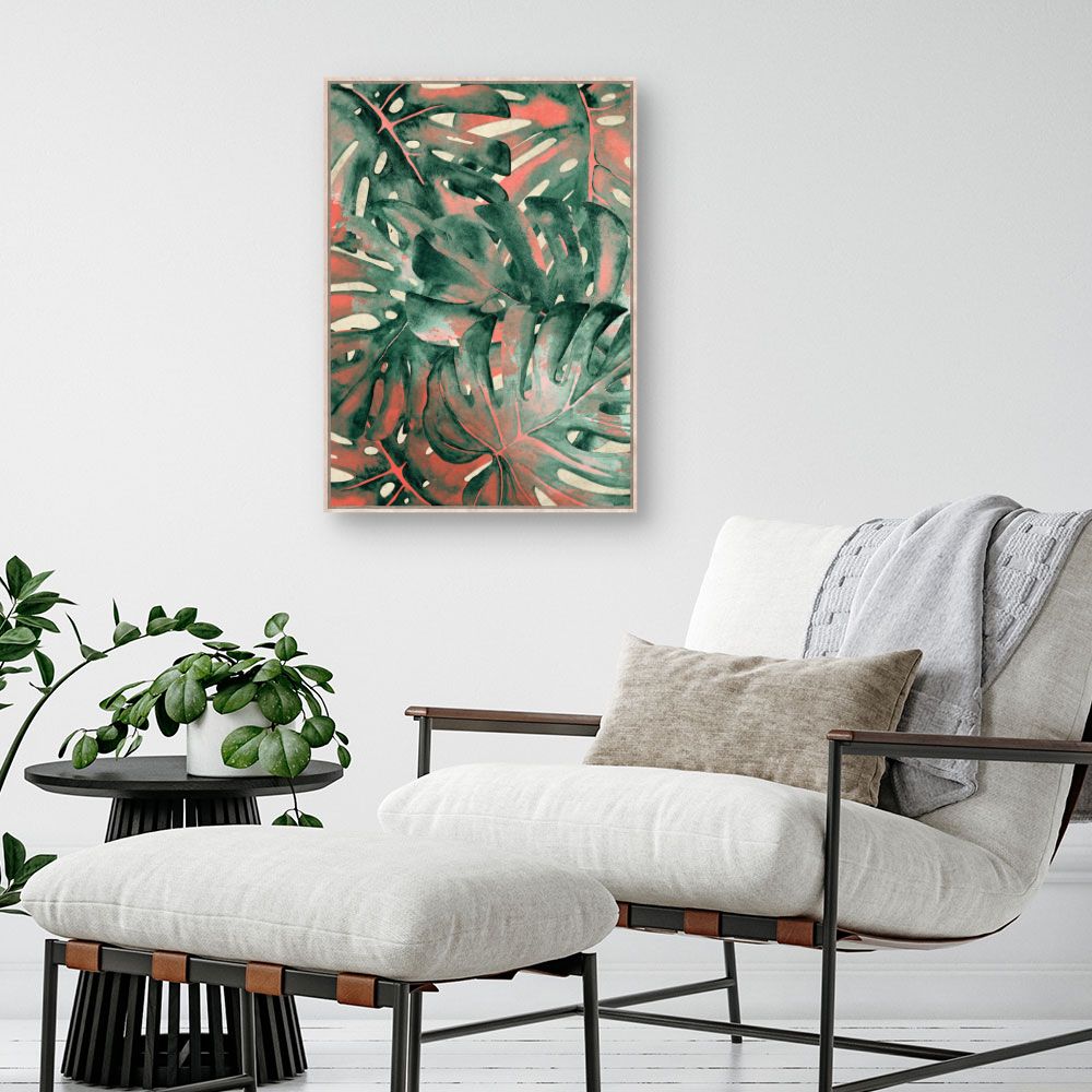 Tableau Feuillage exotique