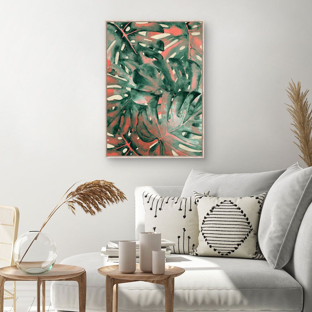Tableau Feuillage exotique