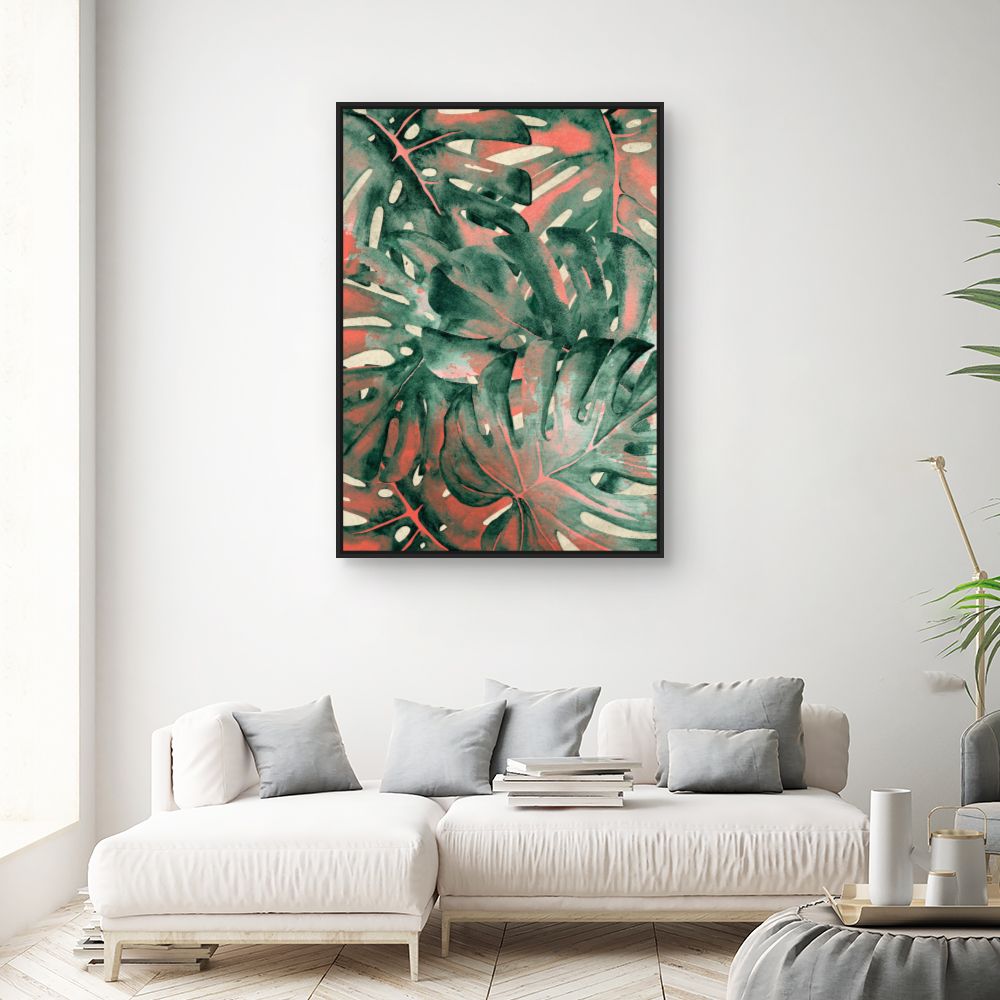 Tableau Feuillage exotique