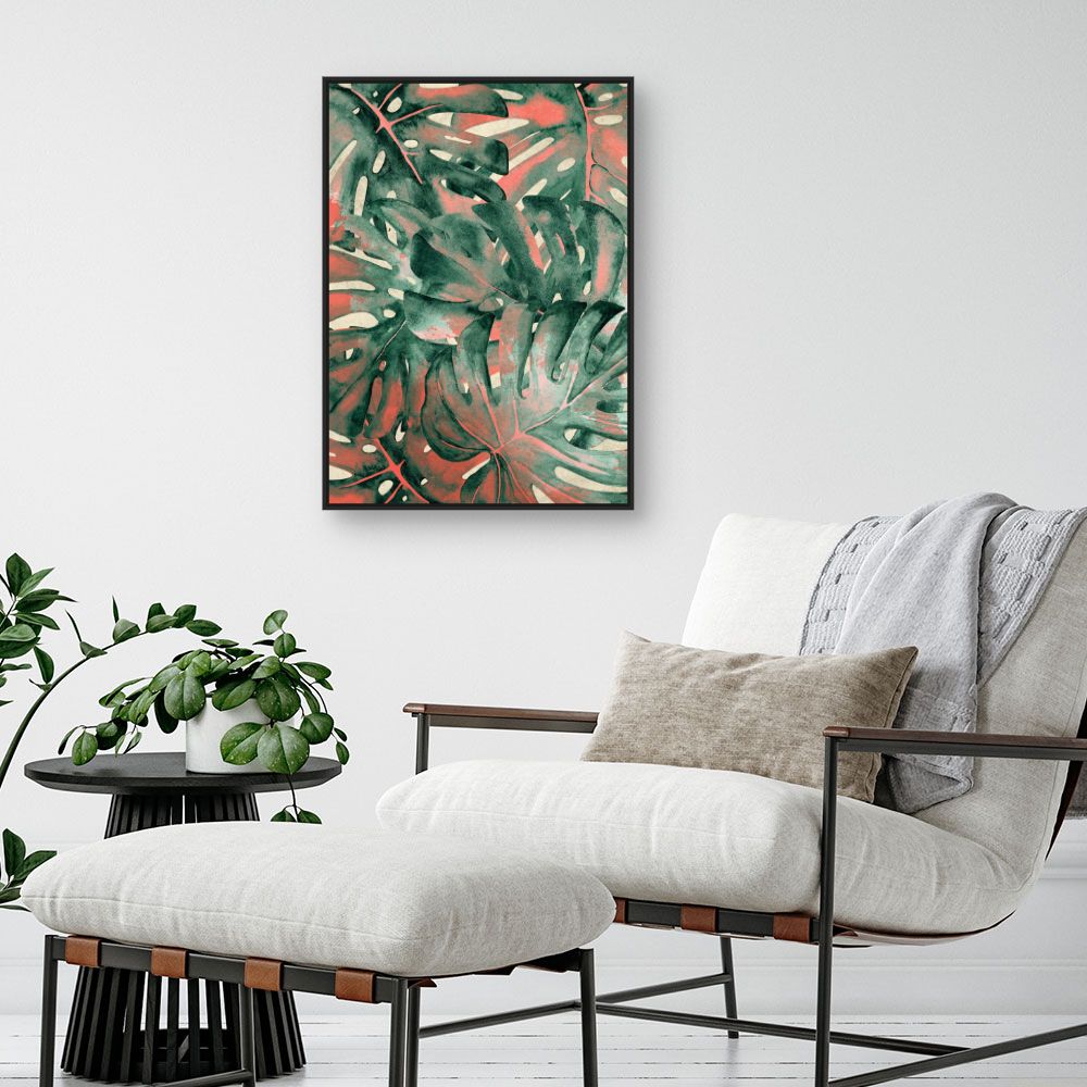 Tableau Feuillage exotique
