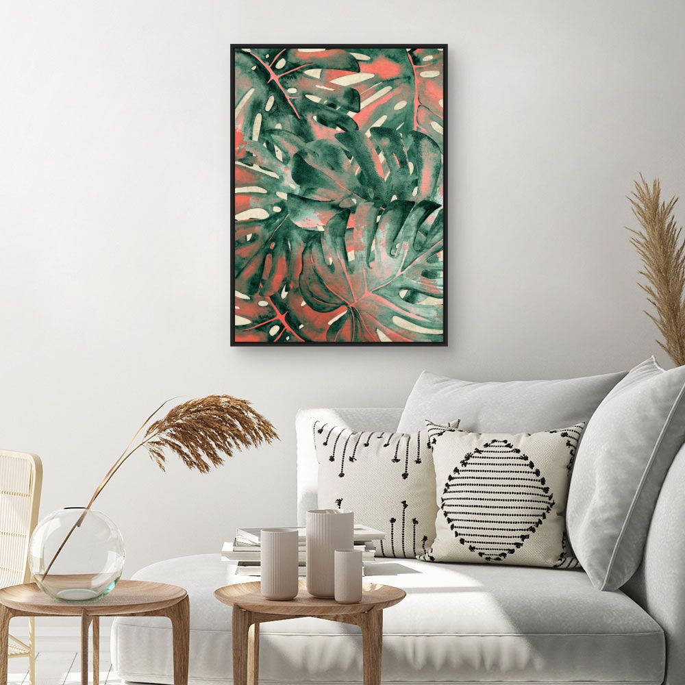 Tableau Feuillage exotique