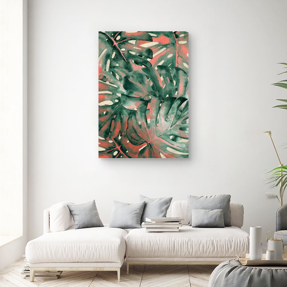 Tableau Feuillage exotique