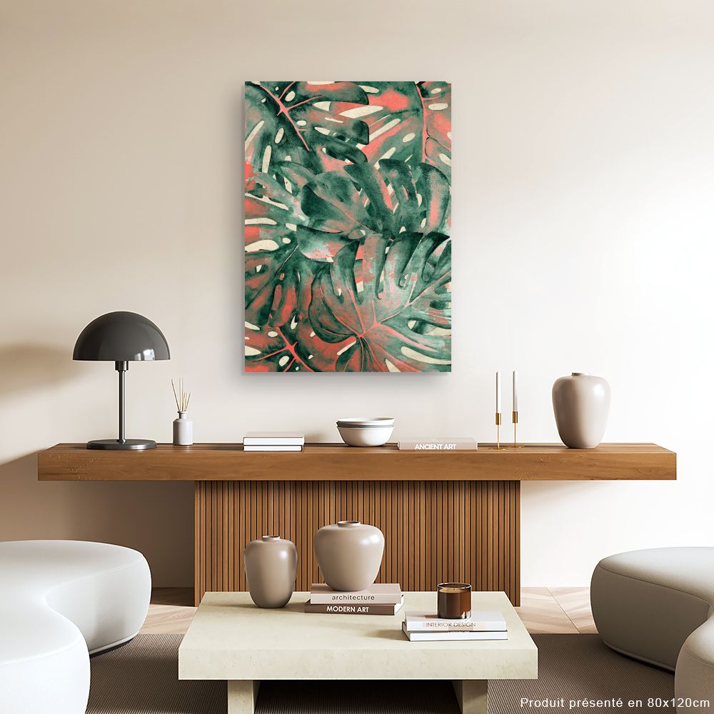 Tableau Feuillage exotique