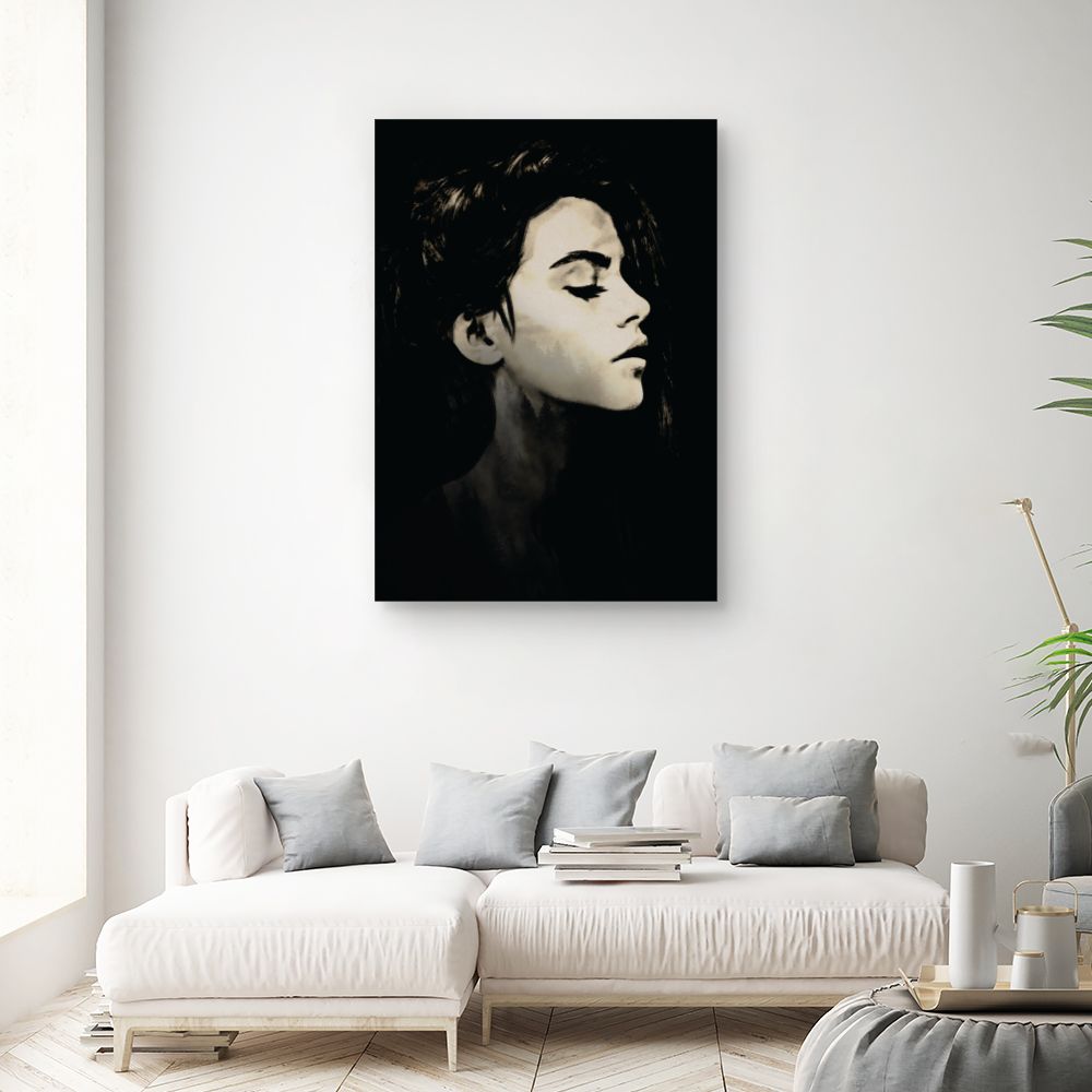 Tableau Profil élégant féminin