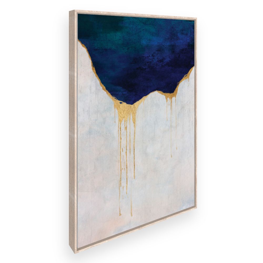 Toile Éclat doré abstrait