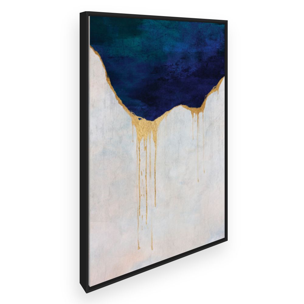 Toile Éclat doré abstrait