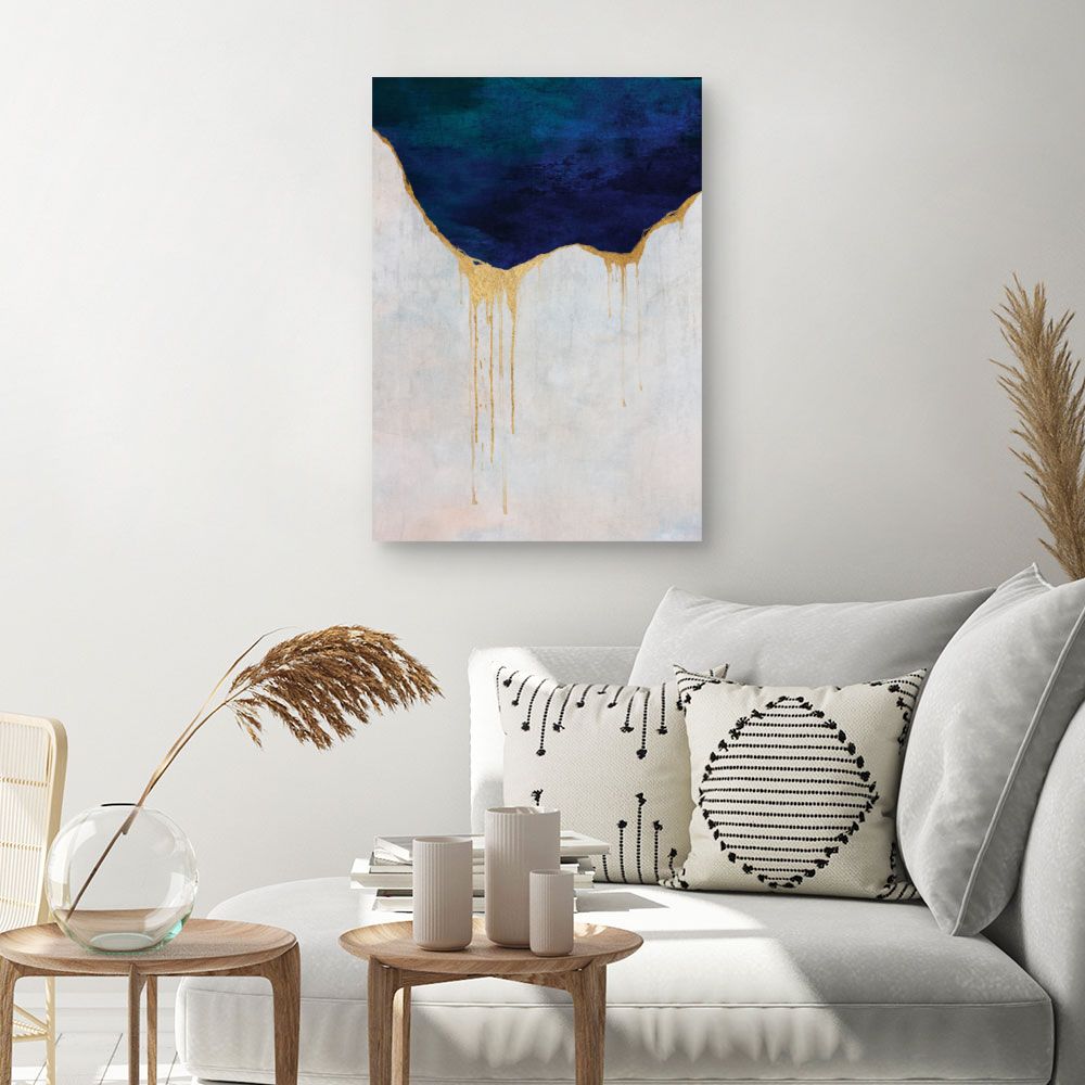 Tableau Éclat doré abstrait