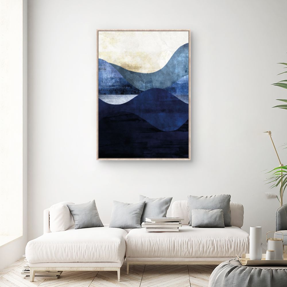 Tableau Vagues abstraites