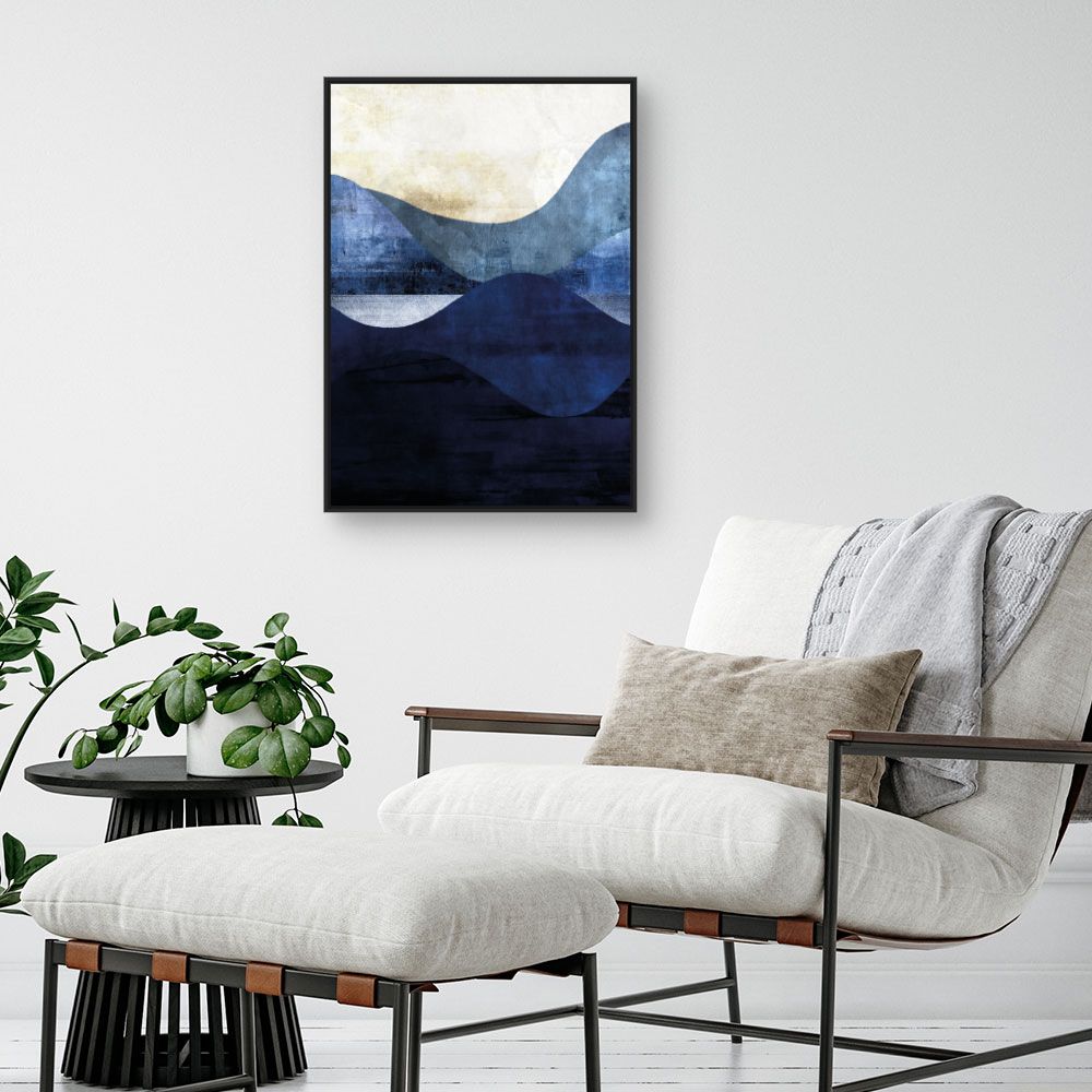 Tableau Vagues abstraites