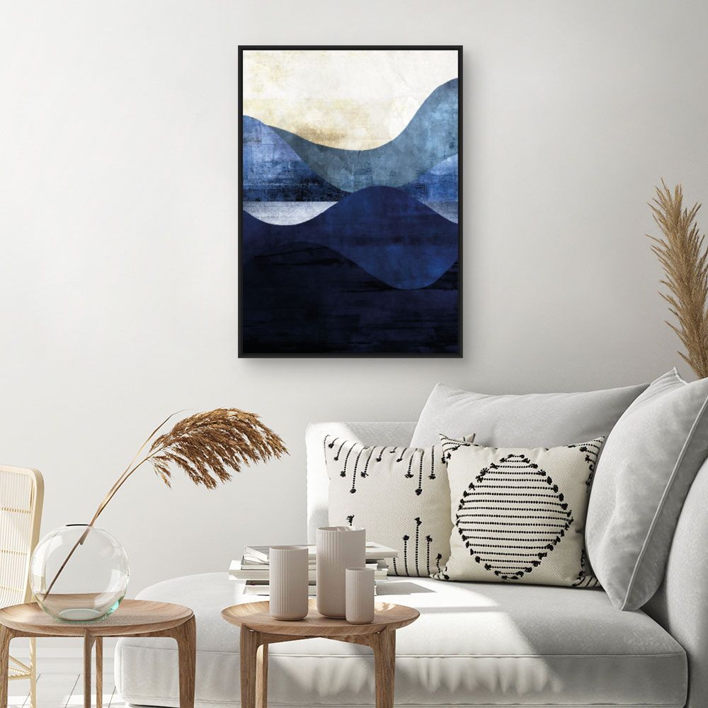 Tableau Vagues abstraites