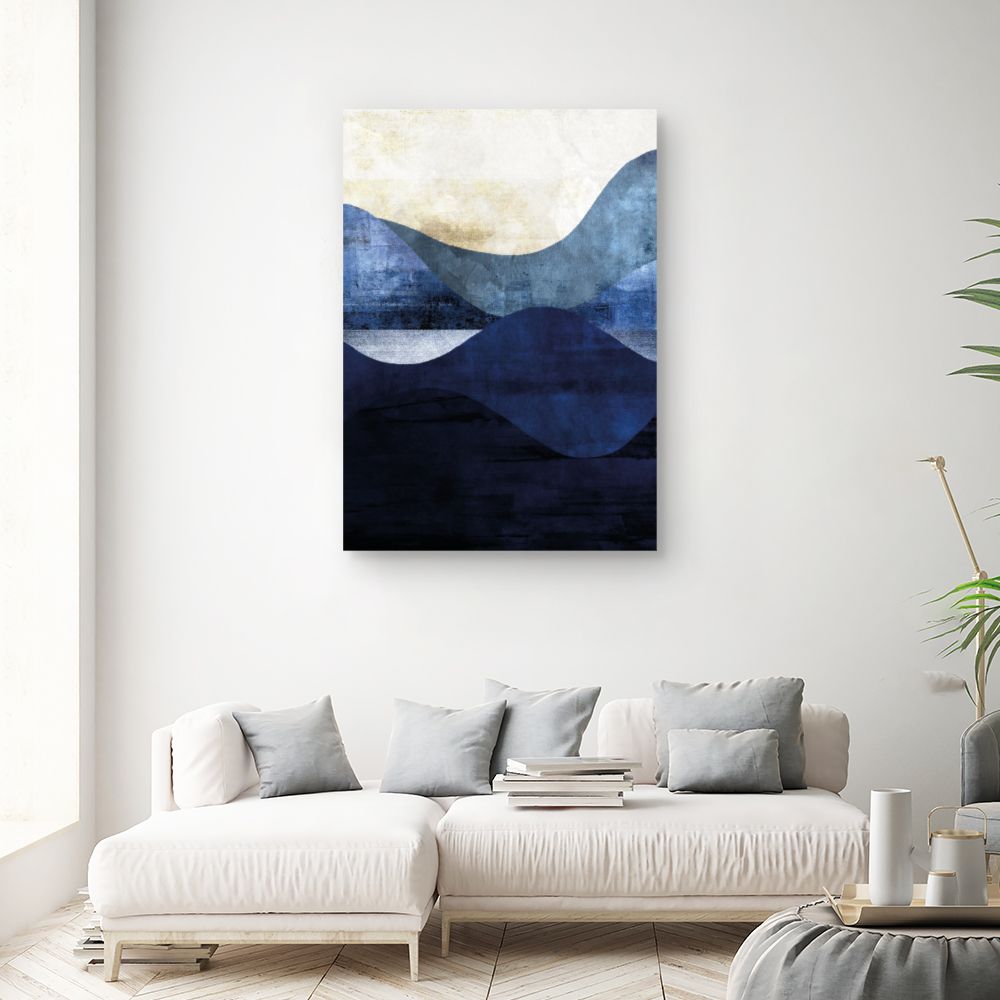 Tableau Vagues abstraites