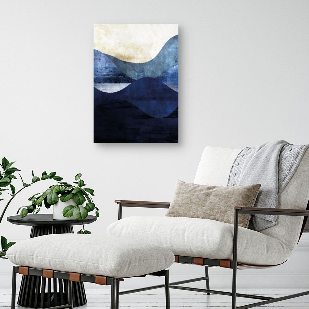 Tableau Vagues abstraites