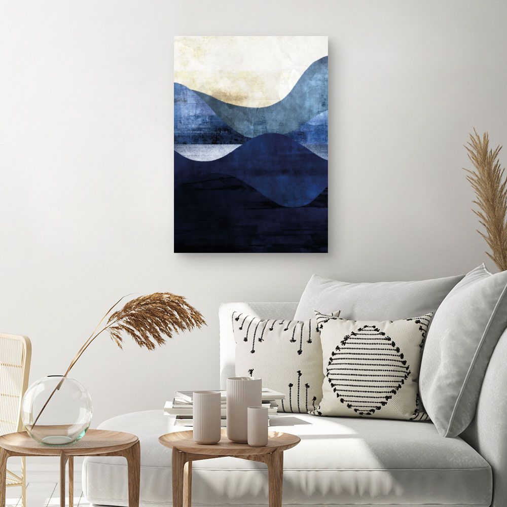 Tableau Vagues abstraites