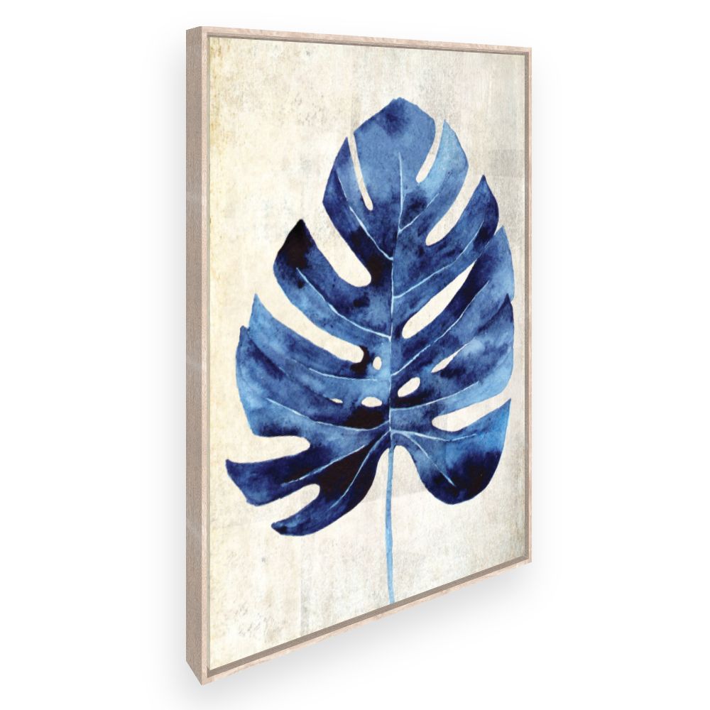 Toile Feuille aquarelle exotique