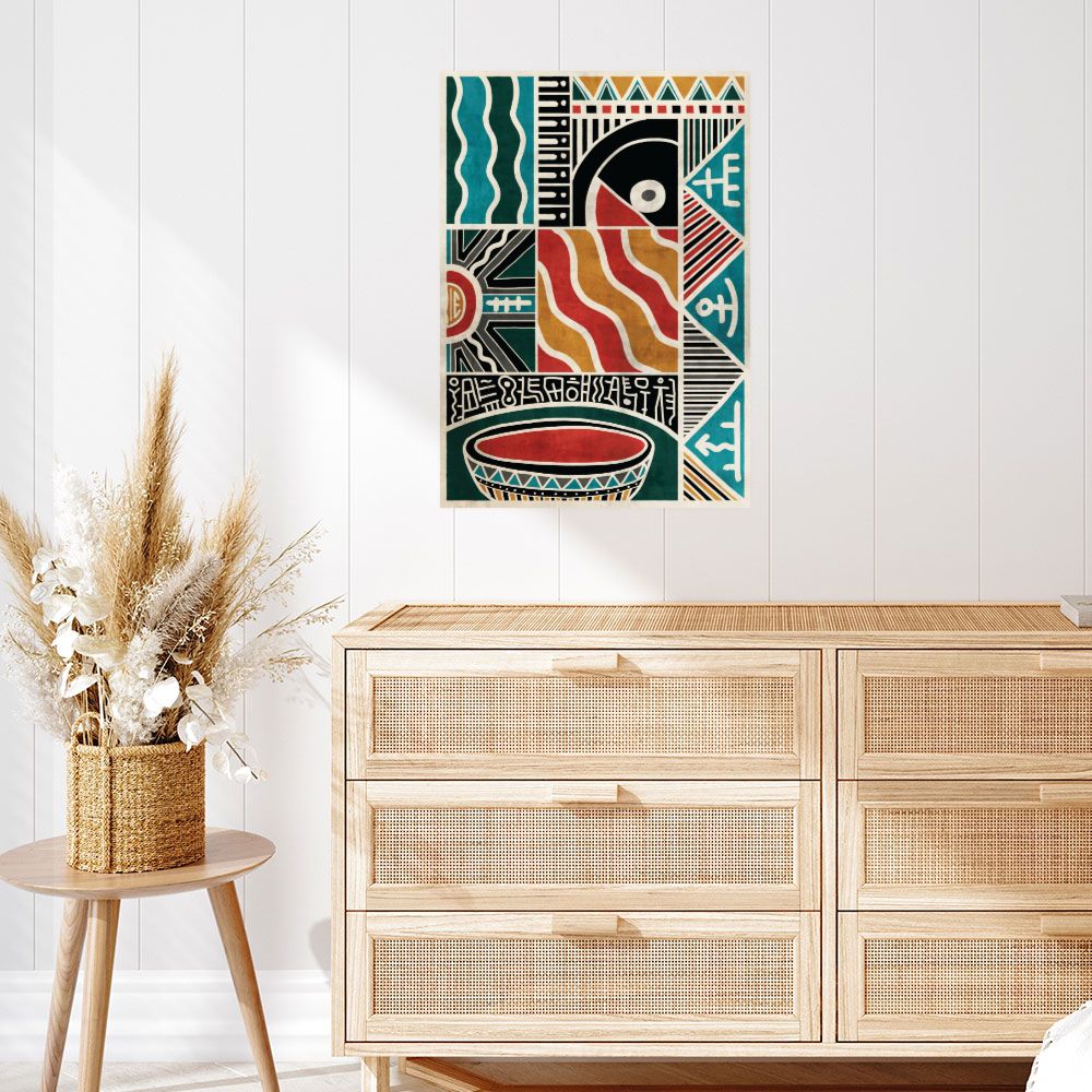 Affiche Motifs ethniques captivants