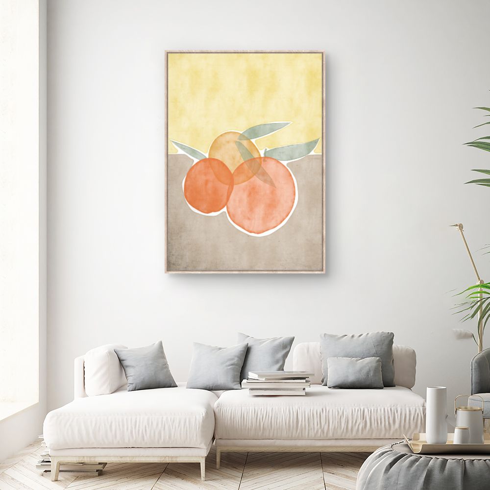 Tableau Oranges aquarelles